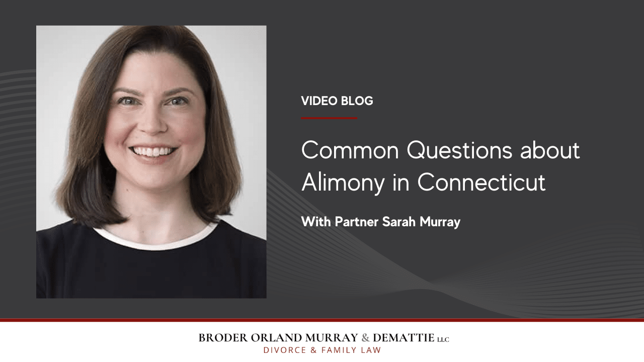 Common Questions about Alimony in Connecticut