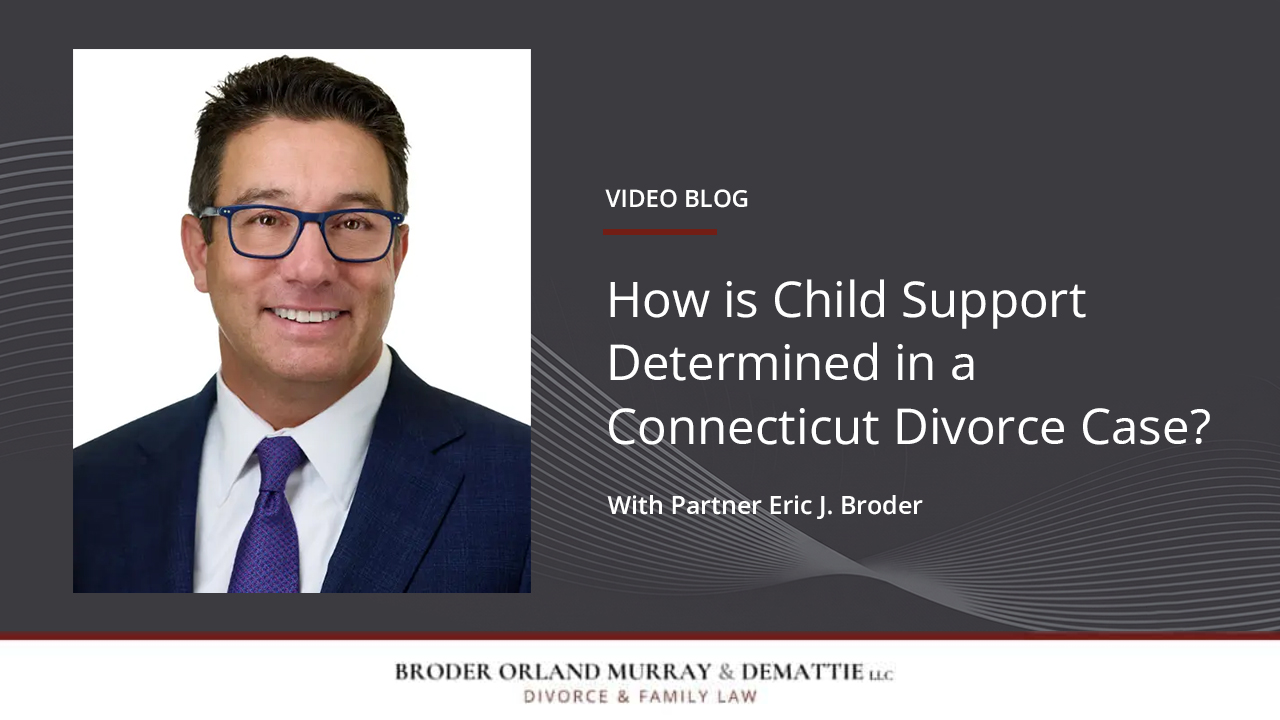 How is Child Support Determined in a Connecticut Divorce Case?