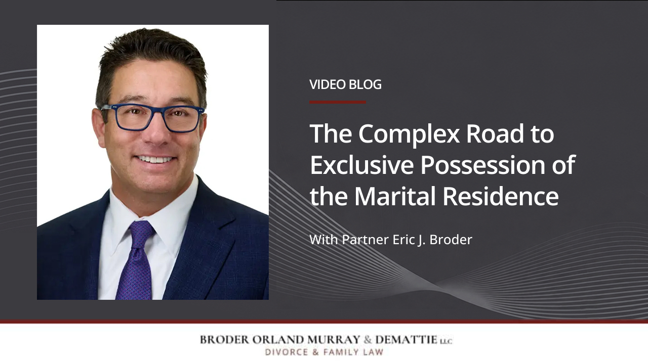 The Complex Road to Exclusive Possession of the Marital Residence